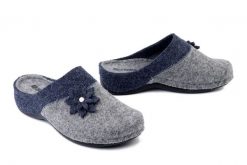 DR. BRINKMANN 320275-05 blau, kapcie damskie. Niebieskie kapcie damskie Dr. Brinkmann. Za 174.17 zł.