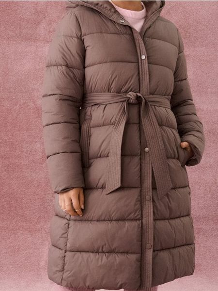 Kurtka puffer z kapturem - brązowy. Brązowe kurtki damskie Sinsay, l, bez wzorów, z kapturem. Za 119.99 zł.