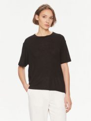 DAY BIRGER ÉT MIKKELSEN T-Shirt Parry 100422 Czarny Relaxed Fit. Czarne t-shirty damskie DAY Birger et Mikkelsen, m, bez wzorów, z bawełny, bez kołnierzyka. Za 739.99 zł.