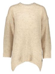 ONLY Sweter w kolorze beżowym rozmiar: L. Brązowe swetry klasyczne damskie Only, l, bez kołnierzyka. Za 114.17 zł.