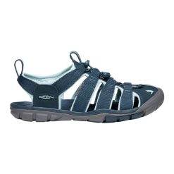 Sandały damskie Keen Clearwater CNX. Niebieskie sandały damskie Keen, bez wzorów, bez obcasa, bez zapięcia. Za 398.99 zł.