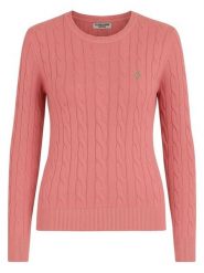 U.S. Polo Assn. Sweter w kolorze jasnoróżowym rozmiar: XL. Różowe swetry klasyczne damskie U.S. Polo Assn., s, z bawełny, bez kołnierzyka. Za 157.73 zł.