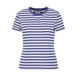 Damska koszulka w regularne paski Urban Classics. Białe koszulki sportowe damskie Urban Classics, bez wzorów, z bawełny, bez ramiączek. Za 142.00 zł.