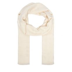 Szal Elisabetta Franchi. Białe szaliki damskie Elisabetta Franchi, bez wzorów. Za 599.99 zł.