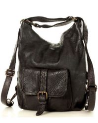 Torebka damska czarna MARCO MAZZINI v49d. Czarne shopper bag bez wzorów, ze skóry, na ramię, bez dodatków. Za 550.05 zł.