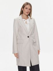 ONLY Płaszcz przejściowy Nancy 15292832 Biały Regular Fit. Białe płaszcze damskie Only, xs, bez wzorów, z syntetyku, bez kaptura. Za 229.99 zł.
