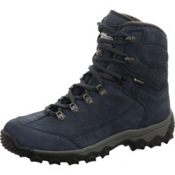 Buty trekkingowe damskie Meindl Ohio Winter Gtx. Niebieskie obuwie trekkingowe damskie MEINDL, z materiału, za kostkę, bez zapięcia. Za 759.00 zł.