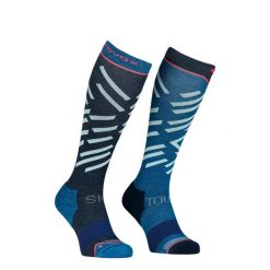 Skarpety skiturowe damskie Ortovox Ski Tour Long Socks. Czerwone skarpetki damskie ORTOVOX, bez wzorów. Za 151.99 zł.