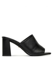 DeeZee Klapki FBN-020-7 Czarny. Czarne klapki damskie DeeZee, bez wzorów, ze skóry, bez obcasa, bez zapięcia. Za 139.99 zł.