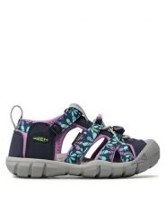 Keen Sandały Seacamp II Cnx 1025136 Granatowy. Niebieskie sandały dziewczęce Keen, z materiału, bez obcasa, bez zapięcia. Za 219.99 zł.