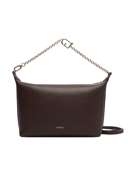 Furla Torebka WE00662 BX3104 CN 2460S 1007 Brązowy. Brązowe listonoszki damskie Furla, bez wzorów, ze skóry, bez dodatków. Za 639.99 zł.