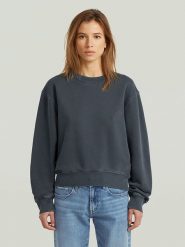 G-Star Bluza w kolorze antracytowym rozmiar: L. Czarne bluzy damskie G-Star, l, bez wzorów, z bawełny, bez kaptura. Za 148.96 zł.