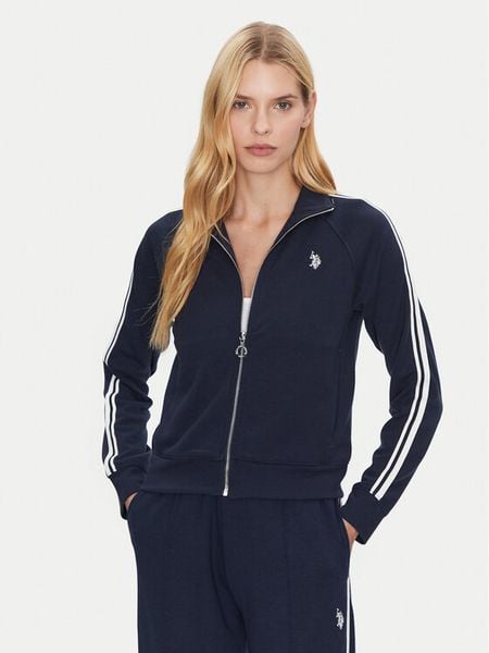 U.S. Polo Assn. Bluza WUP1038 Granatowy Regular Fit. Niebieskie bluzy damskie U.S. Polo Assn., s, bez wzorów, z syntetyku, bez kaptura. Za 199.99 zł.