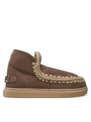 Mou Śniegowce Eskimo Sneaker Big Metal Logo FW111008A Brązowy. Brązowe śniegowce damskie Mou, ze skóry. Za 1,099.00 zł.