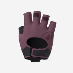 Rękawiczki fitness Domyos. Czarne rękawiczki damskie CORENGTH, bez wzorów, ze skóry. Za 47.49 zł.