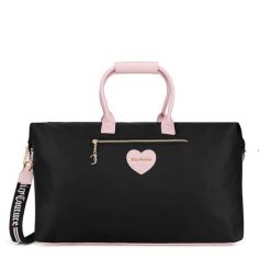 Torba weekendowa Juicy Couture. Czarne torby podróżne Juicy Couture, bez wzorów. Za 369.99 zł.