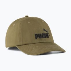 Czapka z daszkiem PUMA Ess No.1 Logo BB. Zielone czapki z daszkiem damskie Puma, bez wzorów. Za 69.99 zł.