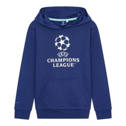 Bluza z kapturem dla dorosłych Champions League. Niebieskie bluzy damskie CHAMPIONS LEAGUE, xl, bez wzorów, z bawełny, z kapturem. Za 229.99 zł.