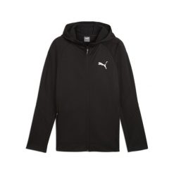 Puma Bluza Evostripe Warm Fz Dk 68170301. Czarne bluzy damskie Puma, na zimę, m, bez wzorów, z materiału, bez kaptura. Za 229.99 zł.