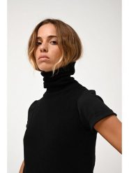 AUTHENTIC CASHMERE Kaszmirowy golf "Capucin" w kolorze czarnym rozmiar: S. Czarne golfy damskie AUTHENTIC CASHMERE, s, bez wzorów, z kaszmiru, bez ramiączek. Za 312.58 zł.