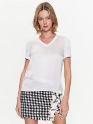 Liu Jo T-Shirt WA3146 T3378 Biały Regular Fit. Białe t-shirty damskie Liu Jo, bez wzorów, z wiskozy, bez kołnierzyka. Za 739.99 zł.