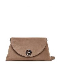 Coccinelle Torebka Toc Coccinellenikla Suede Bim E1 TOC 12 01 01 Beżowy. Brązowe listonoszki damskie Coccinelle, bez wzorów, ze skóry, bez dodatków. Za 1,119.00 zł.
