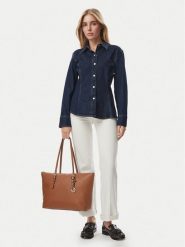 MICHAEL Michael Kors Torebka 30T6GQNT7L Brązowy. Brązowe shopper bag MICHAEL Michael Kors, bez wzorów, ze skóry, bez dodatków. Za 1,239.00 zł.