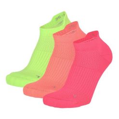 Skarpety do tenisówek fitness - Uniseks - Multi neonowe - 3 pary. Czerwone skarpetki damskie XTREME, bez wzorów, z elastanu. W wyprzedaży za 109.85 zł.