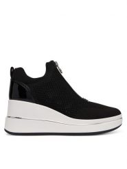 MICHAEL Michael Kors Sneakersy Emmy 43R6EMFP2D Czarny. Czarne obuwie sportowe damskie MICHAEL Michael Kors, z materiału, bez zapięcia. Za 769.99 zł.