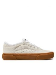 Vans Tenisówki Rowley Classic VN0009QJQJM1 Écru. Trampki damskie Vans, bez wzorów, ze skóry, bez zapięcia. Za 229.99 zł.