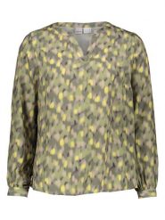 Heine Bluzka w kolorze zielonym rozmiar: 38. Zielone bluzki damskie Heine, bez wzorów, bez kołnierzyka, bez ramiączek. Za 57.60 zł.