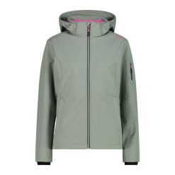Kurtka damska turystyczna CMP 39A5006. Szare kurtki sportowe damskie CMP, xs, bez wzorów, z softshellu, bez kaptura. Za 340.00 zł.