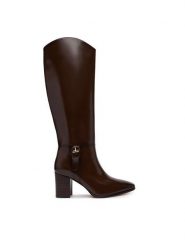 LAUREN RALPH LAUREN Kozaki Rlyn Bk T Hl Bo Tal 802P12879002 Brązowy ciemny. Brązowe kozaki damskie Lauren Ralph Lauren, ze skóry, bez obcasa, na słupku, bez zapięcia. Za 1,599.00 zł.