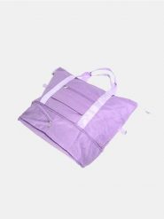 Składana torba podróżna z kieszeniami - fioletowy. Fioletowe torby podróżne Sinsay, bez wzorów. Za 32.99 zł.