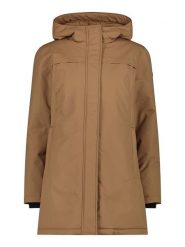 CMP Parka funkcyjna w kolorze jasnobrązowym rozmiar: 36. Brązowe parki damskie CMP, m, bez kaptura. Za 293.59 zł.