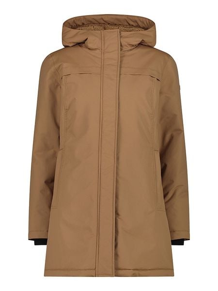 CMP Parka funkcyjna w kolorze jasnobrązowym rozmiar: 48. Brązowe parki damskie CMP, m, bez kaptura. Za 254.14 zł.