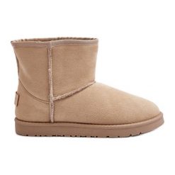 Śniegowce Damskie Cross Jeans MM2R4023C Beżowe beżowy. Brązowe śniegowce damskie z gumy, za kostkę. Za 142.48 zł.