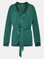 United Colors Of Benetton Szlafrok 3ZEW3M06Q Zielony. Zielone szlafroki damskie United Colors Of Benetton, bez wzorów, bez kaptura. Za 159.99 zł.
