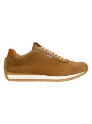 Wojas Skórzane sneakersy w kolorze jasnobrązowym rozmiar: 38. Brązowe obuwie sportowe damskie Wojas, bez zapięcia. Za 342.60 zł.