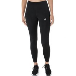 Damskie legginsy Asics Core. Czarne legginsy damskie Asics, s, bez wzorów, z materiału. Za 210.35 zł.
