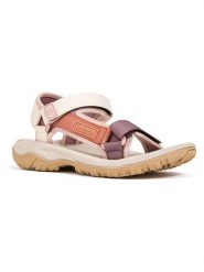 Kimberfeel Sandały "Noka" w kolorze jasnoróżowym rozmiar: 36. Różowe sandały damskie Kimberfeel, bez wzorów, z otwartym noskiem, bez obcasa, bez zapięcia. Za 130.99 zł.