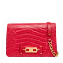 Torebka Elisabetta Franchi. Czerwone listonoszki damskie Elisabetta Franchi, bez wzorów, bez dodatków. Za 1,289.00 zł.