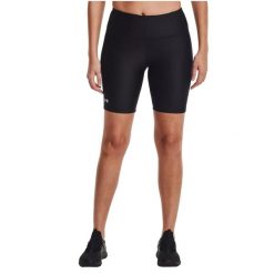 Spodenki sportowe damskie Under Armour HG Bike Shorts. Czarne obuwie sportowe casual damskie Under Armour, z elastanu, rowerowe. Za 99.99 zł.