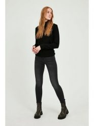 B.young Dżinsy - Slim fit - w kolorze antracytowym rozmiar: W36/L30. Czarne jeansy damskie b.young. Za 96.60 zł.