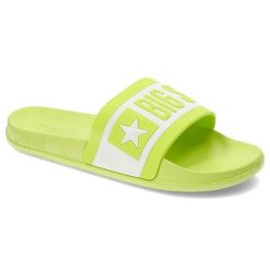 Zielone Klapki Big Star Wodoodporne Buty Damskie. Zielone klapki damskie Big Star, bez wzorów, bez obcasa, bez zapięcia. Za 59.00 zł.