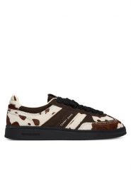 Tommy Jeans Sneakersy The Greenwich Edge Calf Hair EN0EN03007 Brązowy. Brązowe obuwie sportowe damskie Tommy Jeans, z jeansu, bez zapięcia. Za 489.99 zł.