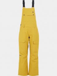Spodnie Narciarskie Damskie Fundango Sakura Eco Bib. Żółte spodnie sportowe damskie FUNDANGO, na zimę, m, bez wzorów, z materiału, narciarskie. Za 499.00 zł.