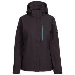 Kurtka Wodoodporna Damska Katya DLX. Szare kurtki damskie Trespass, l, bez wzorów, bez kaptura. Za 490.99 zł.
