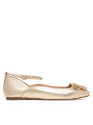 Liu Jo Baleriny Brigitte 01 SF5039 P0231 Złoty. Żółte balerinki damskie Liu Jo, bez wzorów, ze skóry. Za 629.99 zł.