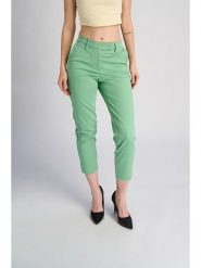 Marks & Spencer Spodnie chino w kolorze jasnozielonym rozmiar: 44. Zielone spodnie materiałowe damskie Marks & Spencer, bez wzorów. Za 62.03 zł.